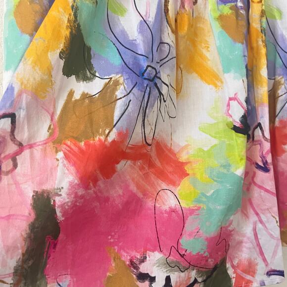 Crosby By Mollie Burch Cata Colorful Ruffle Tank Top Size XS - Picture 4 of 9